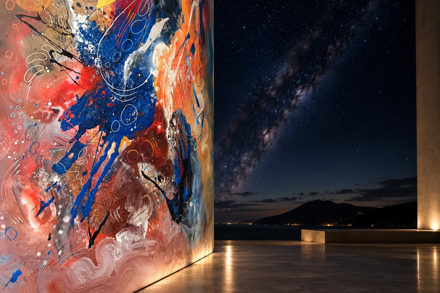 Work, night and space at the threshold of Visions