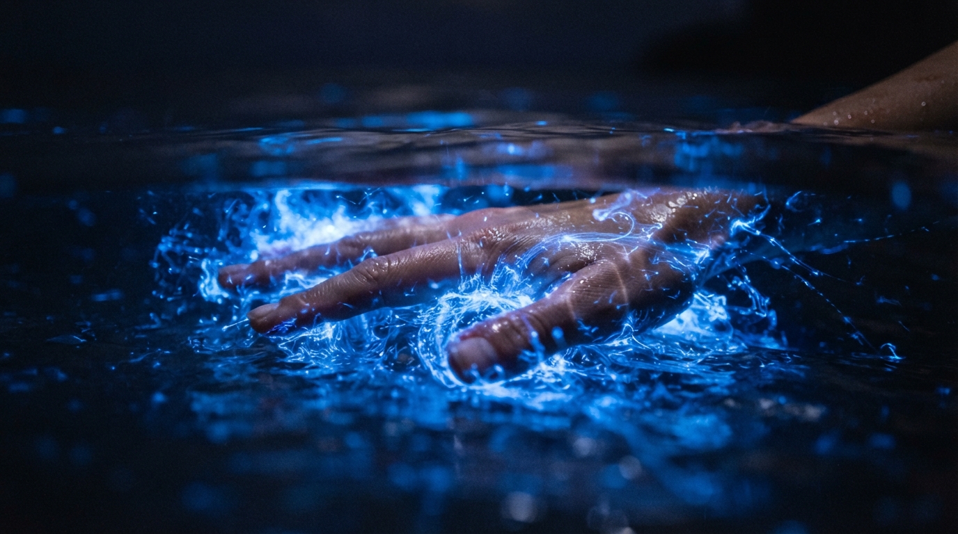 Esperienza fisica della bioluminescenza marina