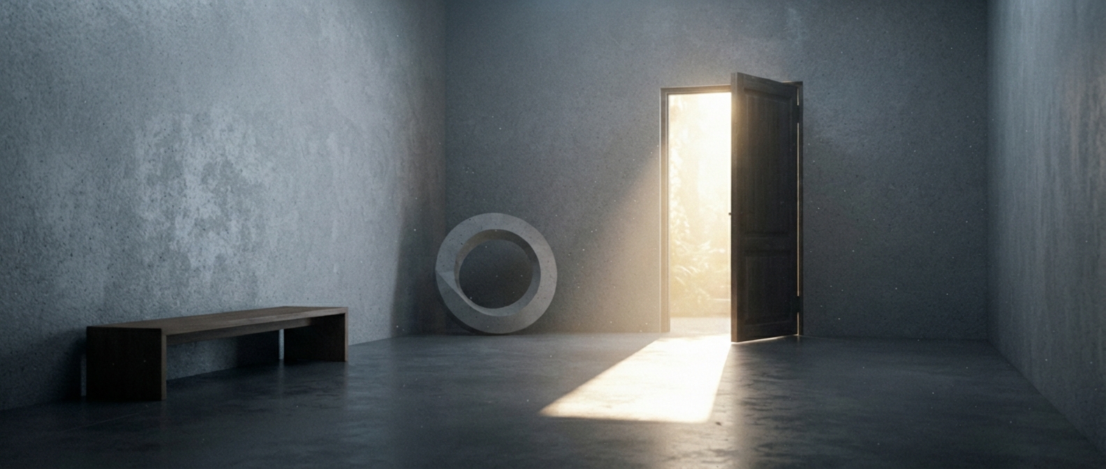 An architectural threshold and passage